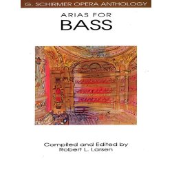 G. Schirmer Opera Anthology - Arias For Bass