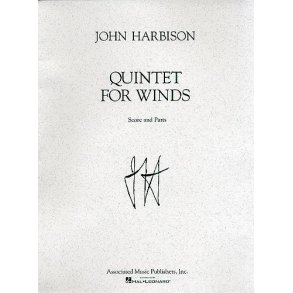 John Harbison: Quintet For Winds (Score And Parts)