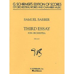 Samuel Barber: Third Essay For Orchestra Op.47 (Study Score)