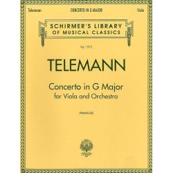 George Philipp Telemann: Concerto In G Major For Viola