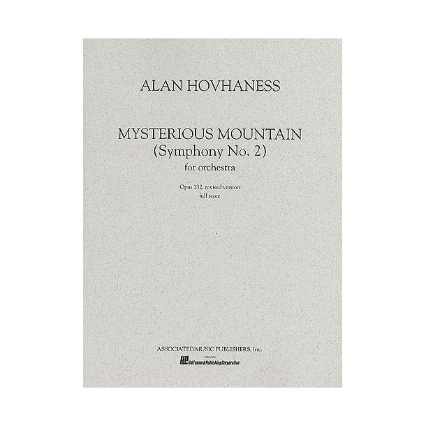 Alan Hovhaness: Symphony No.2 'Mysterious Mountain' Op.132 (Score)