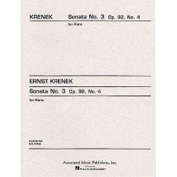 Ernst Krenek: Piano Sonata No.3 Op.92 No.4