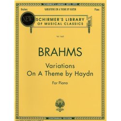 Johannes Brahms: Variations On A Theme Of Haydn For Piano