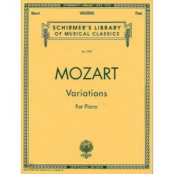 W.A. Mozart: Variations For Piano