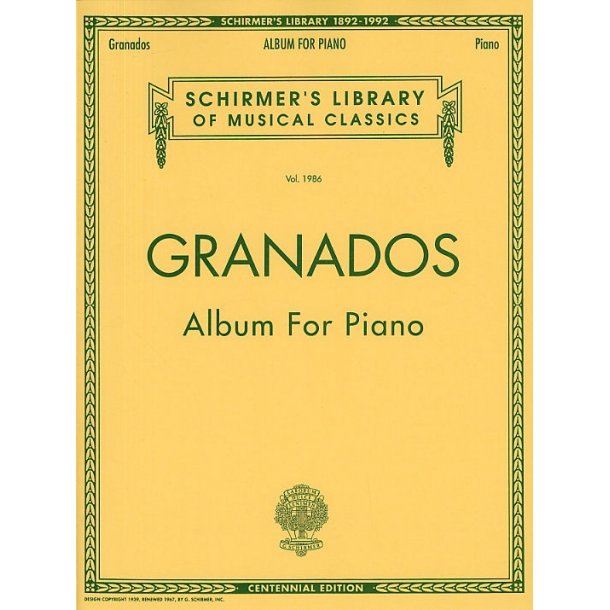 Enrique Granados: Album For Piano