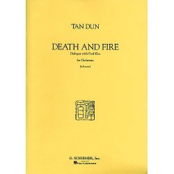 Tan Dun: Death And Fire (Full Score)