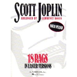 Scott Joplin: 18 Rags In Easier Versions