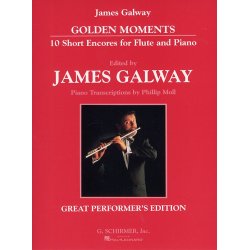 Golden Moments - 10 Short Encores For Flute And Piano