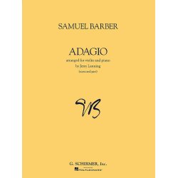 Samuel Barber: Adagio For Strings (Violin/Piano)