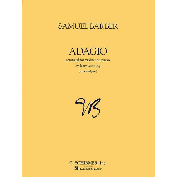 Samuel Barber: Adagio For Strings (Violin/Piano)
