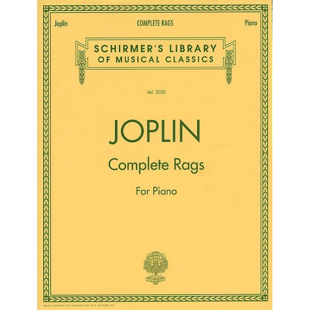 Scott Joplin: Complete Rags for Piano