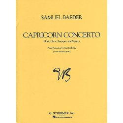 Samuel Barber: Capricorn Concerto (Score And Parts)