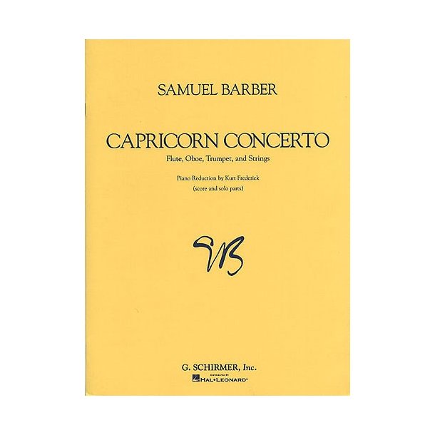 Samuel Barber: Capricorn Concerto (Score And Parts)