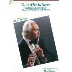 Beethoven/F.X Mozart: Two Miniatures For Flute And Piano