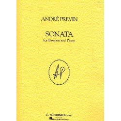 Andre Previn: Sonata For Bassoon And Piano