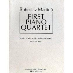 Bohuslav Martinu: First Piano Quartet (Score/Parts)