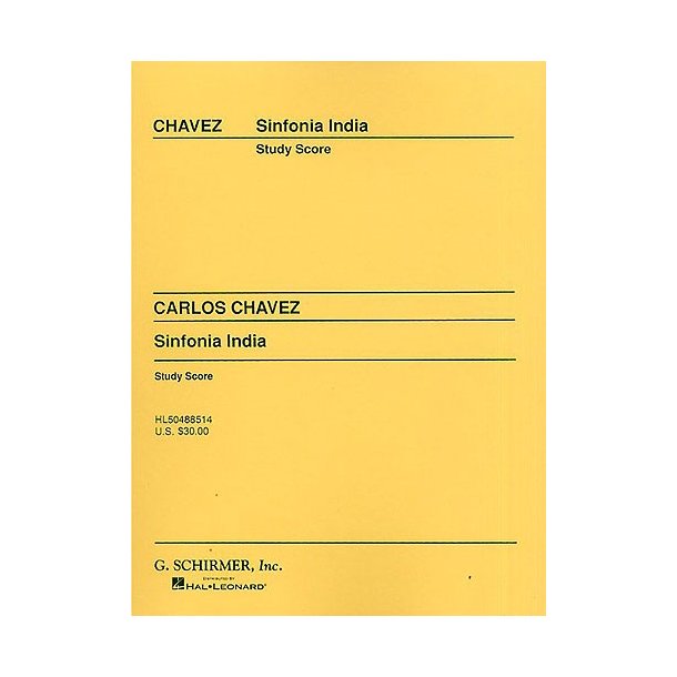 Carlos Chavez: Symphony No.2 'Sinfonia India' (Score)