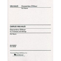 Darius Milhaud: Concertino D'Hiver Op.327 (Score)