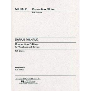 Darius Milhaud: Concertino D'Hiver Op.327 (Score)