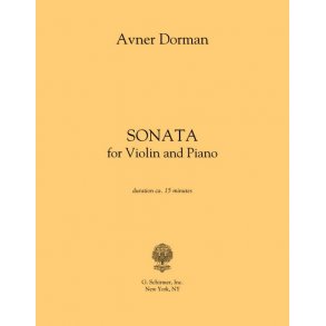 Avner Dorman: Sonata For Violin And Piano