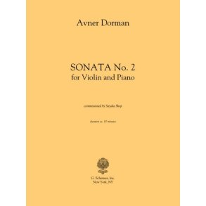 Avner Dorman: Sonata No. 2 For Violin And Piano