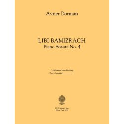 Avner Dorman: Libi Bamizrach (Piano Sonata No. 4)