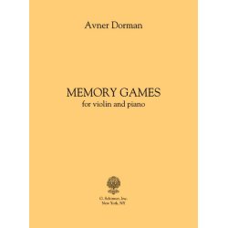 Avner Dorman: Memory Games (For Violin And Piano)