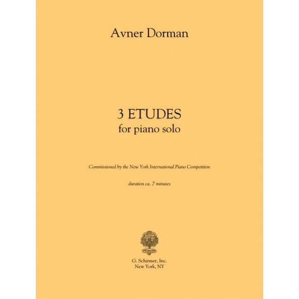 Avner Dorman: Three Etudes