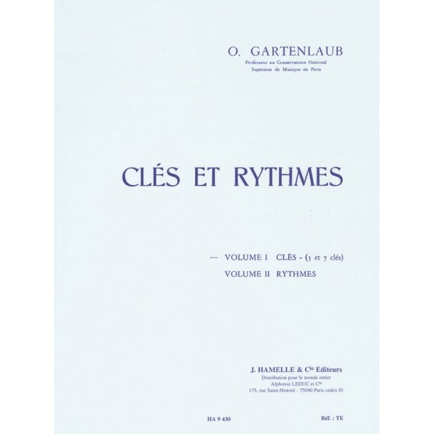 Gartenlaub Cles Et Rythmes Volume 1 5 Cles Et 7 Cles Book