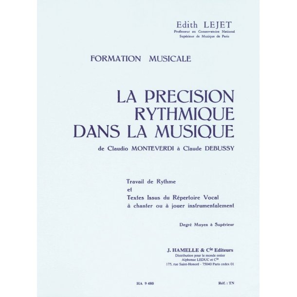Lejet Precision Rythmique Dans Musique Monteverdi Debussy Moyen Sup Bk