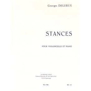 Georges Delerue: Stances (Cello & Piano)