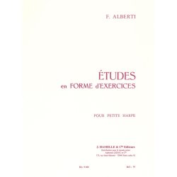 Freddy Alberti: Etudes en Forme d'Exercices (Harp solo)