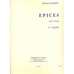 Epices pour harpe (1er cahier)