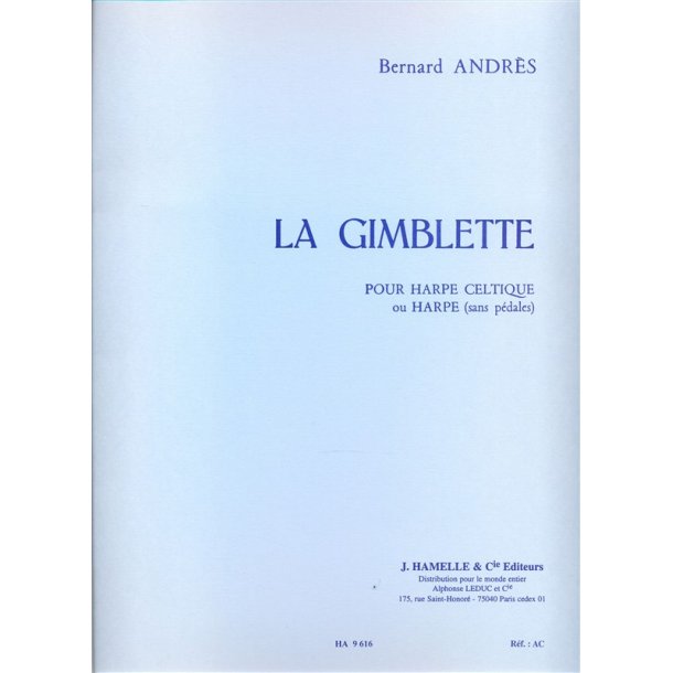 La Gimblette pour harpe celtique ou harpe