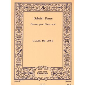 Gabriel Fauré: Clair de Lune Op.46, No.2 (Piano solo)