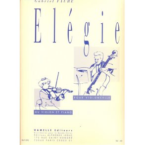 Elégie pour violoncelle ou violon et piano