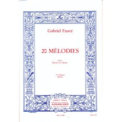 Gabriel Faur&eacute;: 20 M&eacute;lodies Vol.3 (mezzo) (Voice &amp; Piano)