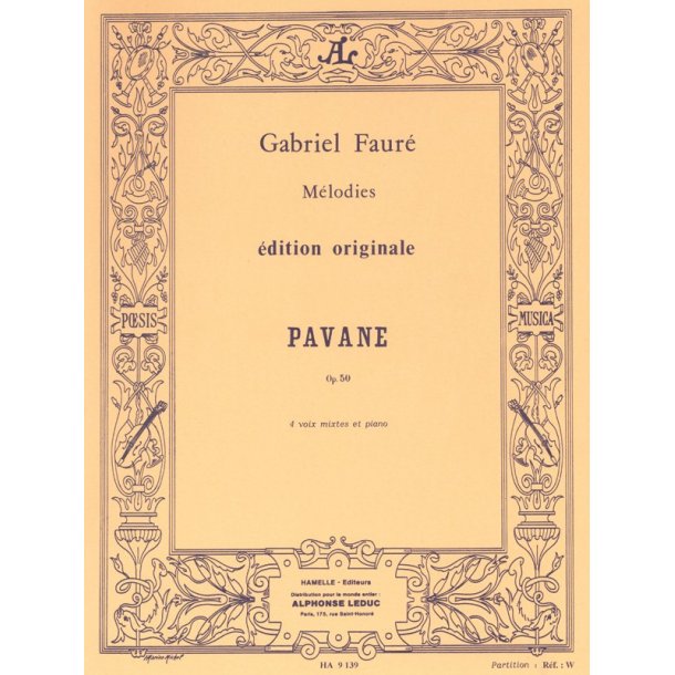 Gabriel Faur&eacute;: Pavane Op.50 (Choral-Mixed accompanied)