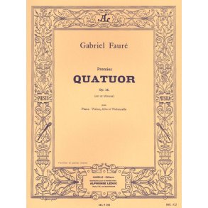 Quartet No 1 Op 15 C Min Pno Vln Vla Vc Sc/Parts