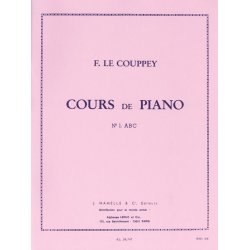 Le Couppey Cours De Piano No 1 A. B. C. Methode Pour Commencants Pf Bk