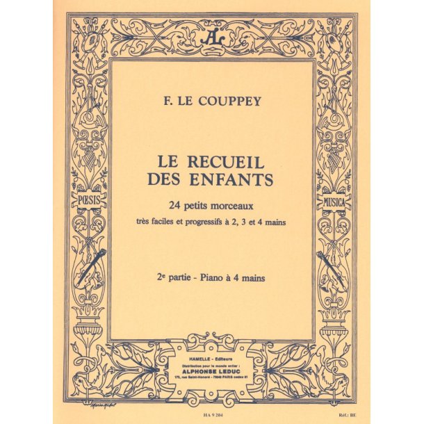 F&eacute;lix le Couppey: Le Recueil des Enfants, 14 Pi&egrave;ces faciles et progressives (Piano Duet)