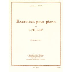 Philipp Exercices Pour Piano Exercices Preliminaires Piano Book