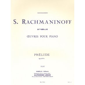 Rachmaninoff Prelude Op.3 No.2 Piano Book