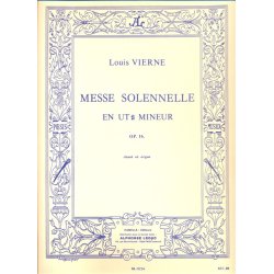 Messe solennelle en ut# mineur pour chant et deux orgues