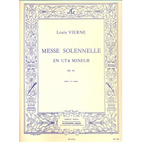 Messe solennelle en ut# mineur pour chant et deux orgues