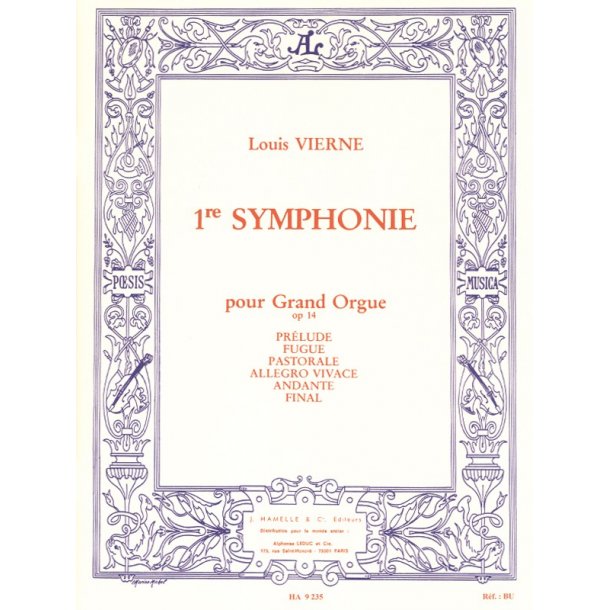 Louis Vierne: Symphonie No.1, Op.14 (Organ)