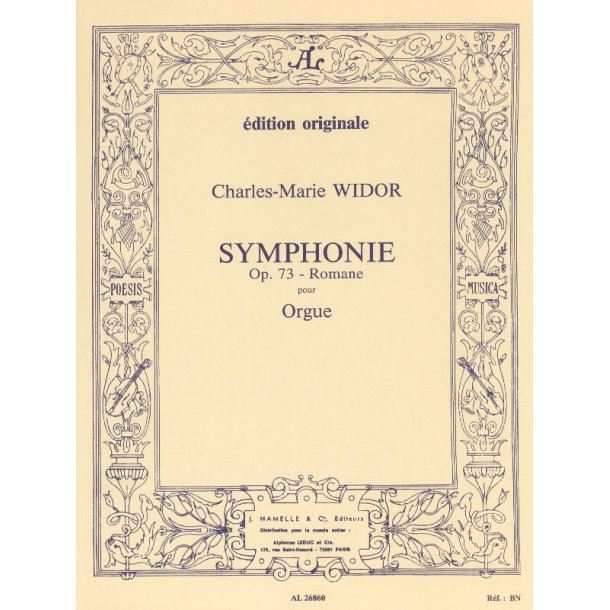 Widor Symphonie Romane Op.73 Organ Book