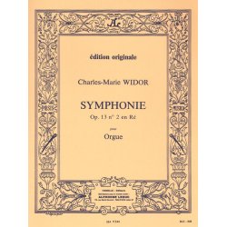 Charles Marie Widor: Symphony For Organ No.2 Op.13 In D