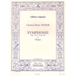 Widor Symphonie No4 Op13 Organ Book