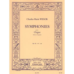 Widor Symphonie No6 Op42 Organ Book
